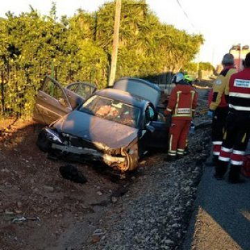 Ferit en un accident de trànsit a Tavernes de la Vallgidna