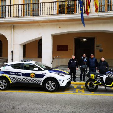 La Policía Local de La Font d’en Carròs estrena vehicle elèctric