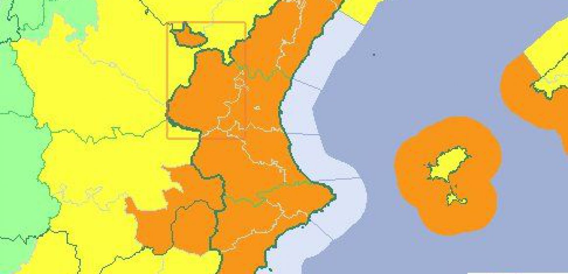 Alerta per vents de 90 quilòmetres a la Safor, Vall d’Albaida, Costera, Ribera i Alcoi