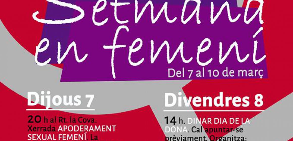 Comença la Setmana en femení a La Font d’en Carròs
