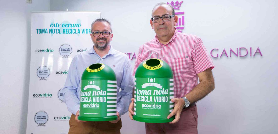 Gandia lluita per a ser el municipi valencià que més vidre recicla