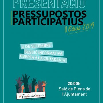 La Font d’en Carròs presenta la II edició dels pressupostos participatius