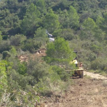 Alzira comença l’acondicionament de les pistes forestals de la Murta per a prevenir incendis