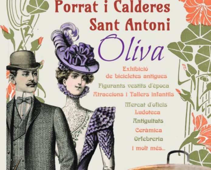 Oliva tindrà una Fira Modernista en la celebració de les calderetes de Sant Antoni