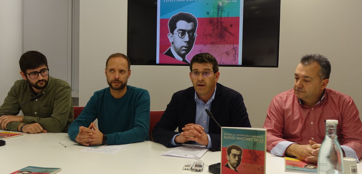 Ontinyent tanca el Centenari de l’Himne editant un llibre al voltant del músic Martínez Valls