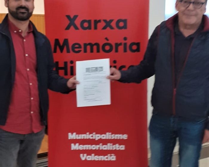 Oliva entra en la Xarxa de Memòria Històrica de la Federació Valenciana de Municipis i Províncies