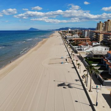 La platja de Miramar, entre les quatre platges més segures d’Espanya