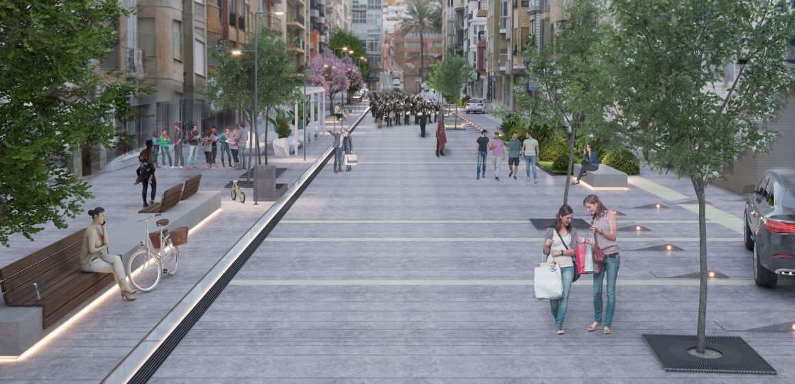 El passeig Dr. Alemany de Cullera es convertirà en un bulevard accessible, semipeatonal i sostenible