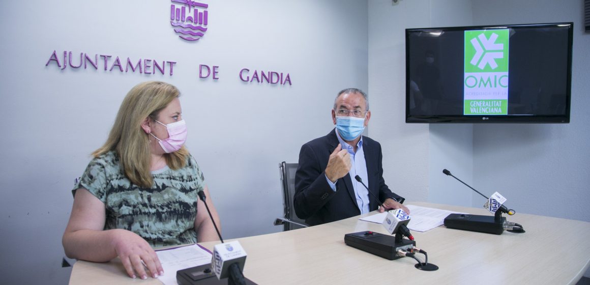 L’Oficina Municipal d’Informació al Consumidor (OMIC) de Gandia recupera vora 40.000 euros en 2020 per a les persones afectades