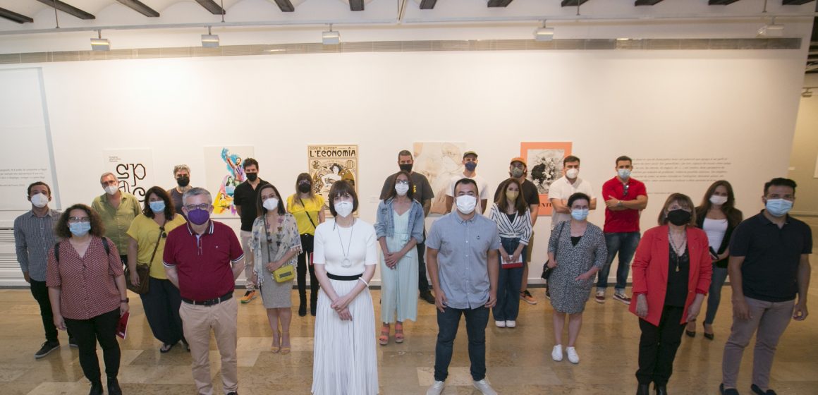 20 dissenyadors i il·lustradors de Gandia exposen a la Sala Colla Alas seua visió sobre la crisi del Coronavirus