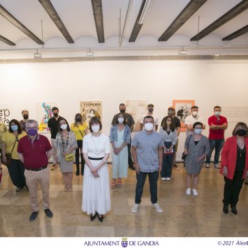20 dissenyadors i il·lustradors de Gandia exposen a la Sala Colla Alas seua visió sobre la crisi del Coronavirus
