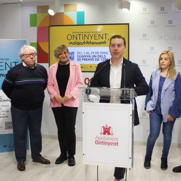La campanya Ontinyent, Indiscutiblement repartirà 6000 euros en targetes regal per seguir fent de la ciutat un pol d’atracció comercial i gastronòmic