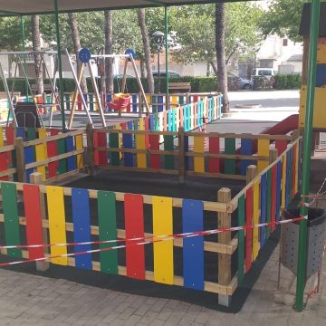 El Parc de la Llibertat de Real ja té una zona de jocs infantils de 0 a 3 anys