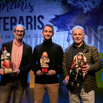 Xavier Mas Craviotto i Jordi Sebastià, guanyadors dels Premis Literaris Ciutat de Gandia 2022