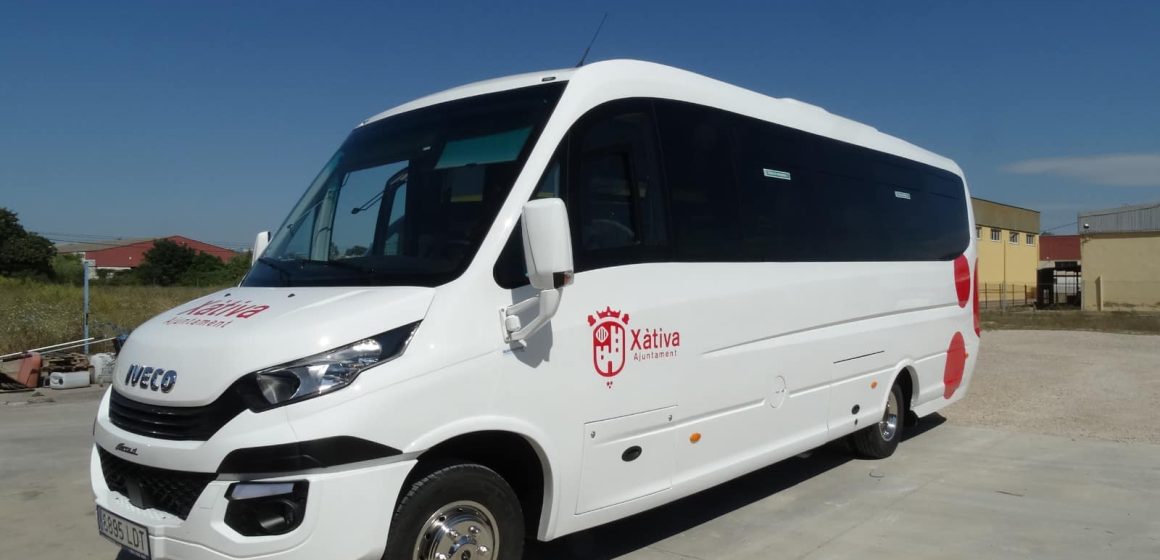 El nou servei de bus urbà de Xàtiva ja està en marxa