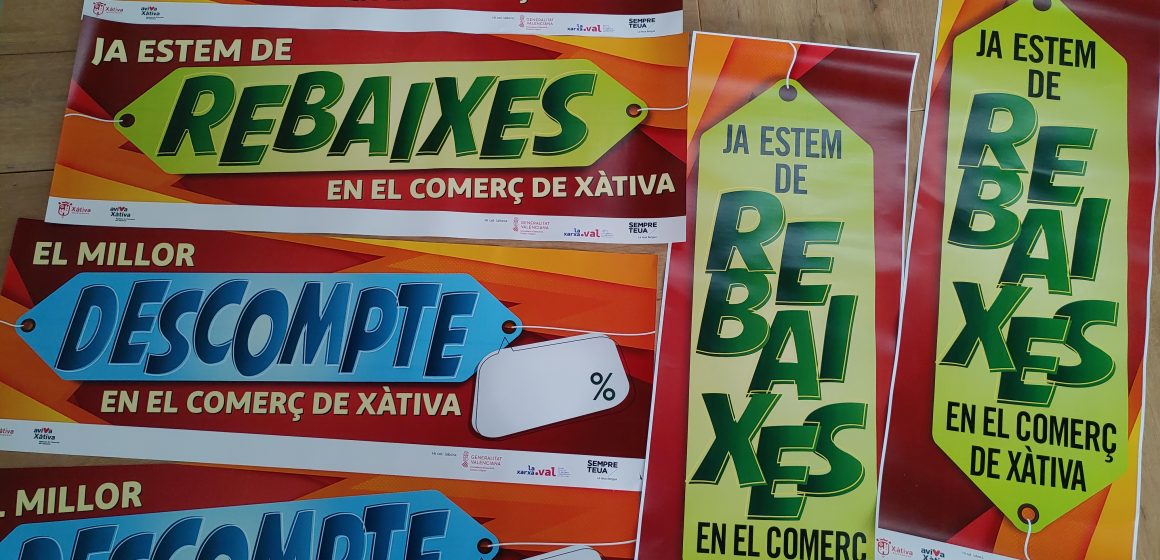 Xàtiva promociona l’ús de valencià durant el període de rebaixes
