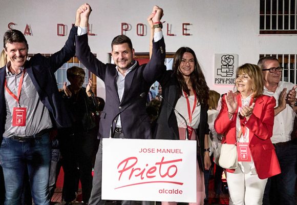 Prieto arrasa en Gandia i ja no necessitaria a Compromís per a formar govern