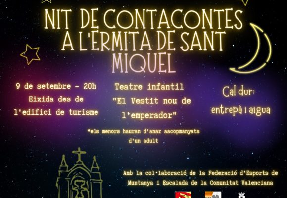 La Font d’En Carròs organitza una nit de contacontes a l’Ermita de Sant Miquel